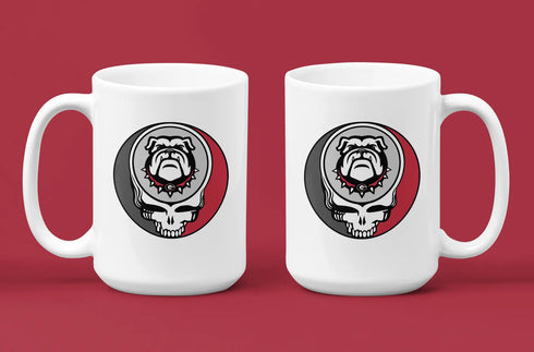 Grateful Dead - University of Georgia Stealie 15 Ounce Coffee Mug - StealieShop