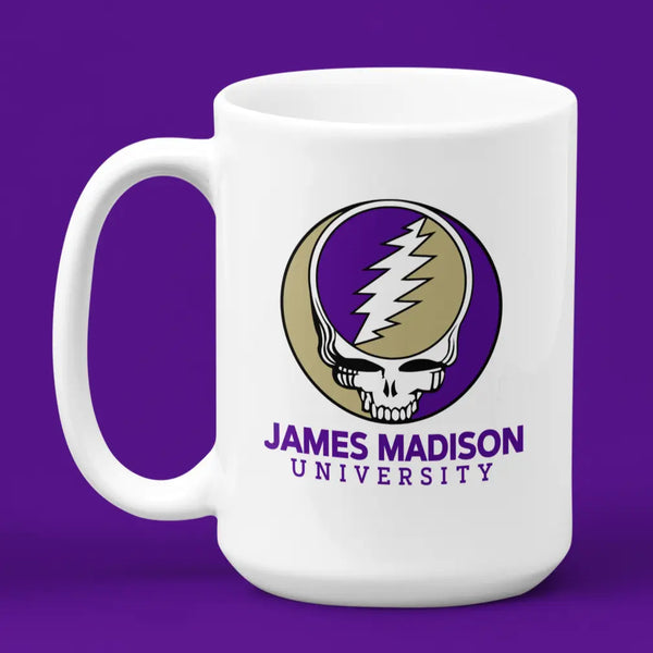 Grateful Dead - James Madison University Stealie 15 Ounce Coffee Mug - StealieShop