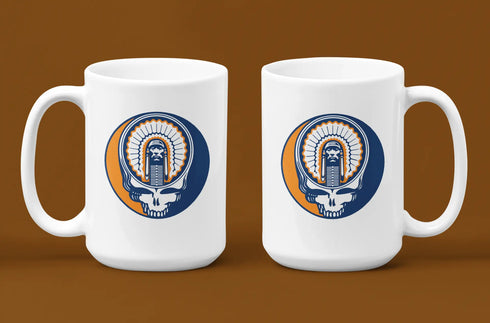 Grateful Dead - Chief Illiniwek Stealie 15 Ounce Coffee Mug - StealieShop