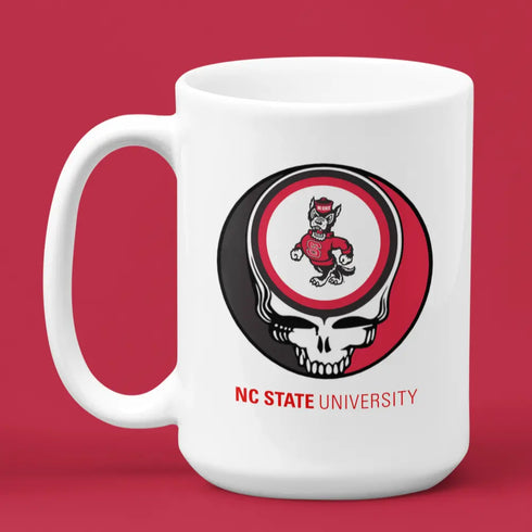 Grateful Dead - NC State Stealie 15 Ounce Coffee Mug - StealieShop