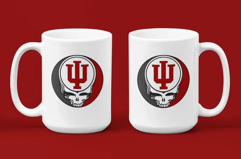 Grateful Dead - Indiana University Stealie 15 Ounce Coffee Mug - StealieShop