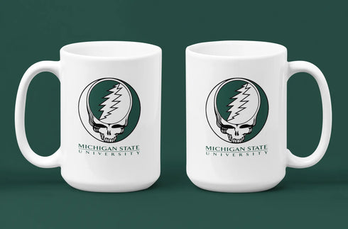 Grateful Dead - Michigan State University Stealie 15 Ounce Coffee Mug - StealieShop