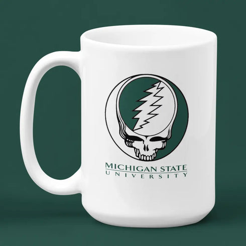 Grateful Dead - Michigan State University Stealie 15 Ounce Coffee Mug - StealieShop
