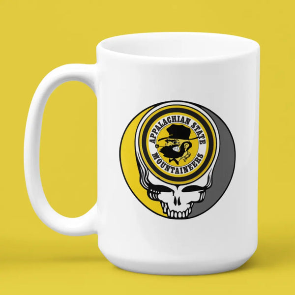 Grateful Dead - Appalachian State University Stealie 15 Ounce Coffee Mug - StealieShop