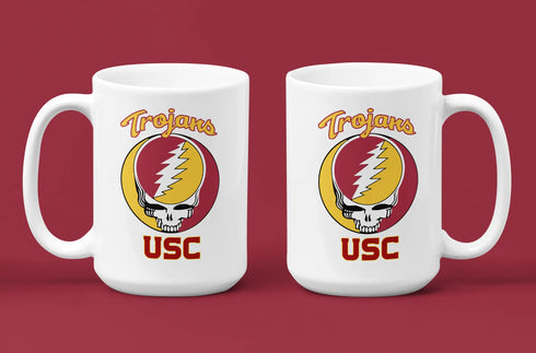 Grateful Dead - USC Stealie 15 Ounce Coffee Mug - StealieShop