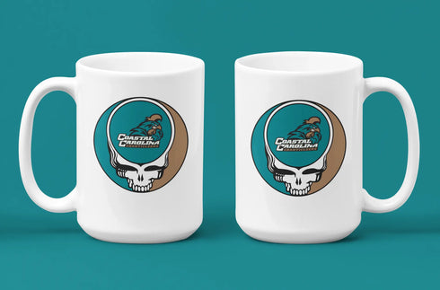 Grateful Dead - Coastal Carolina Stealie 15 Ounce Coffee Mug - StealieShop