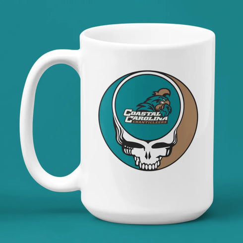Grateful Dead - Coastal Carolina Stealie 15 Ounce Coffee Mug - StealieShop