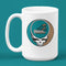 Grateful Dead - Coastal Carolina Stealie 15 Ounce Coffee Mug - StealieShop