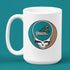 Grateful Dead - Coastal Carolina Stealie 15 Ounce Coffee Mug - StealieShop