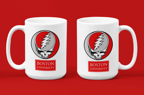 Grateful Dead - Boston College Stealie 15 Ounce Coffee Mug - StealieShop