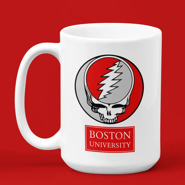 Grateful Dead - Boston College Stealie 15 Ounce Coffee Mug - StealieShop