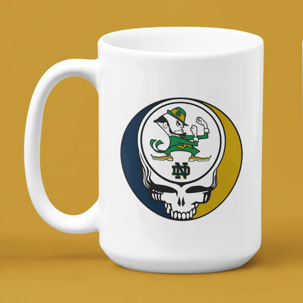Grateful Dead - Notre Dame Stealie 15 Ounce Coffee Mug - StealieShop
