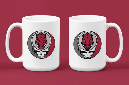 Grateful Dead - Arkansas Stealie 15 Ounce Coffee Mug - StealieShop