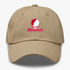 Monmouth Stealie Premium Unisex Dad Hat — Design: Monmouth College — Khaki