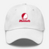 Monmouth Stealie Premium Unisex Dad Hat — Design: Monmouth College — White