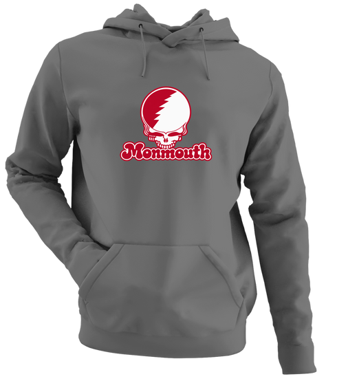 Monmouth Stealie Premium Unisex Hoodie — Design: Monmouth College — Charcoal