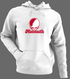 Monmouth Stealie Premium Unisex Hoodie — Design: Monmouth College — White/Grey