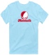 Monmouth Stealie Premium Unisex T-Shirt — Design: Monmouth College — Light Blue