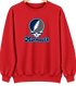 Monmouth Stealie Premium Unisex Crewneck — Design: Monmouth University — Red