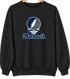 Monmouth Stealie Premium Unisex Crewneck — Design: Monmouth University — Black