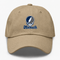 Monmouth Stealie Premium Unisex Dad Hat — Design: Monmouth University — Khaki