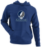 Monmouth Stealie Premium Unisex Hoodie — Design: Monmouth University — Navy