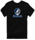 Monmouth Stealie Premium Unisex T-Shirt — Design: Monmouth University — Black