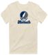 Monmouth Stealie Premium Unisex T-Shirt — Design: Monmouth University — Sand