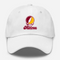 Monroe Stealie Premium Unisex Dad Hat — Design: Louisiana Monroe University of — White