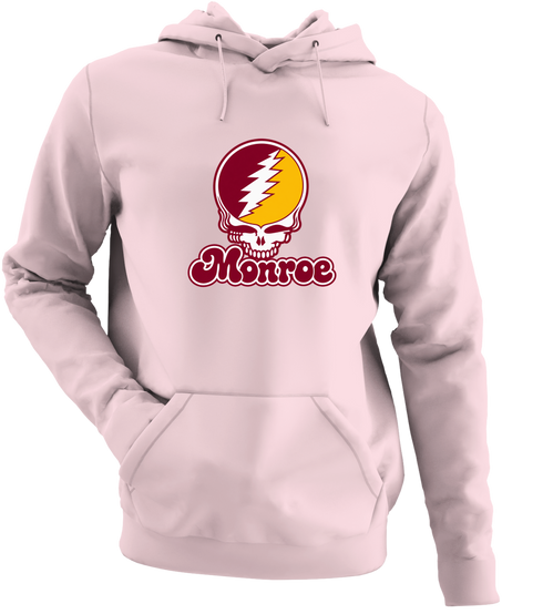 Monroe Stealie Premium Unisex Hoodie — Design: Louisiana Monroe University of — Light Pink