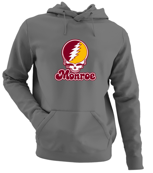 Monroe Stealie Premium Unisex Hoodie — Design: Louisiana Monroe University of — Charcoal