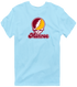 Monroe Stealie Premium Unisex T-Shirt — Design: Louisiana Monroe University of — Light Blue