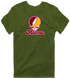 Monroe Stealie Premium Unisex T-Shirt — Design: Louisiana Monroe University of — Military Green