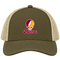 Monroe Stealie Premium Unisex Trucker Cap — Design: Louisiana Monroe University of — Moss/Khaki