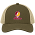 Monroe Stealie Premium Unisex Trucker Cap — Design: Louisiana Monroe University of — Moss/Khaki