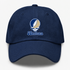 Montana Stealie Premium Unisex Dad Hat — Design: Montana State University — Navy