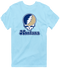 Montana Stealie Premium Unisex T-Shirt — Design: Montana State University — Light Blue