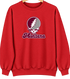 Montana Stealie Premium Unisex Crewneck — Design: Montana University of — Red