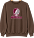 Montana Stealie Premium Unisex Crewneck — Design: Montana University of — Brown