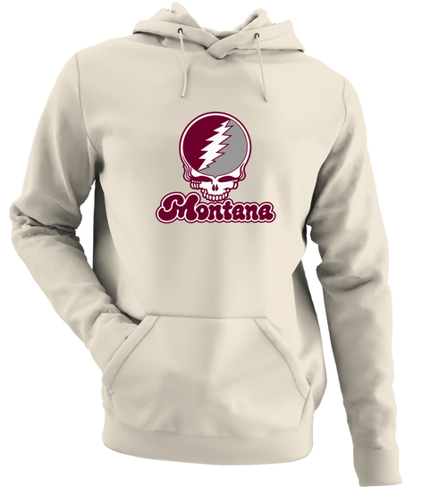 Montana Stealie Premium Unisex Hoodie — Design: Montana University of — Sand