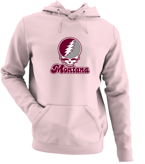 Montana Stealie Premium Unisex Hoodie — Design: Montana University of — Light Pink