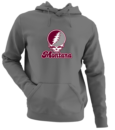 Montana Stealie Premium Unisex Hoodie — Design: Montana University of — Charcoal