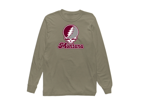 Montana Stealie Premium Unisex Long-Sleeve — Design: Montana University of — Sandstone