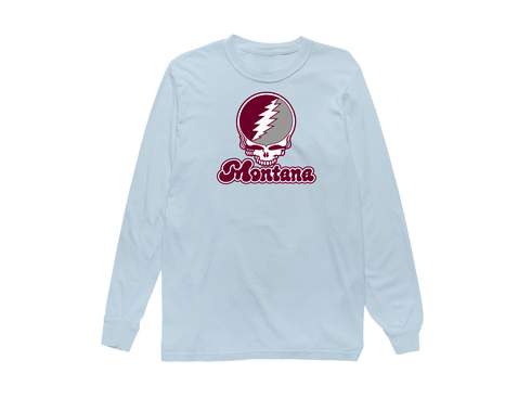 Montana Stealie Premium Unisex Long-Sleeve — Design: Montana University of — Chambray