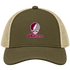 Montana Stealie Premium Unisex Trucker Cap — Design: Montana University of — Moss/Khaki