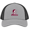 Montana Stealie Premium Unisex Trucker Cap — Design: Montana University of — Heather Grey/Black