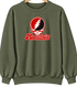 Montclair State Stealie Premium Unisex Crewneck — Design: Montclair State University — Military Green