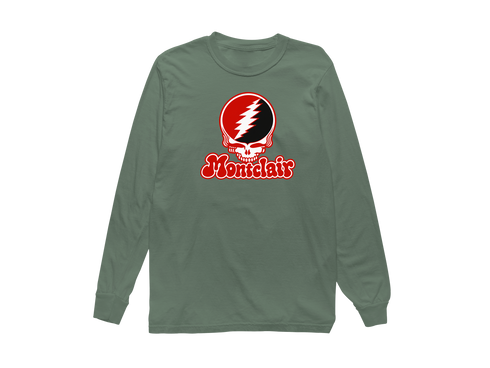 Montclair State Stealie Premium Unisex Long-Sleeve — Design: Montclair State University — Light Green
