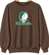 Monticello Stealie Premium Unisex Crewneck — Design: Arkansas at Monticello University of — Brown