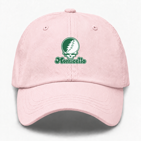Monticello Stealie Premium Unisex Dad Hat — Design: Arkansas at Monticello University of — Pink